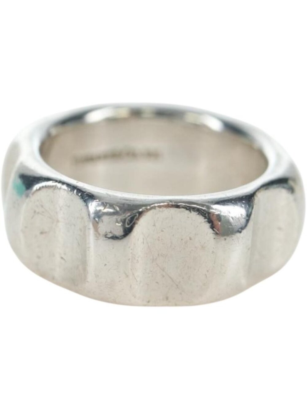 TIFFANY&Co. Paloma Picasso Collection Grooving Ring Ag925 Silver